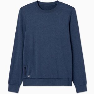 ❌Vuori Men's Ponto Performance Crew Neck Pullover Long Sleeve - XL - Blue